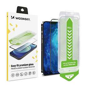 Wozinsky 9H tempered glass with mounting frame for iPhone 15 Plus Premium Glass black