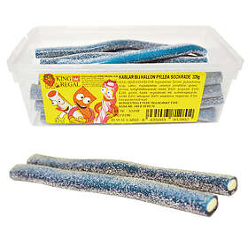 Sura Blå Hallon Sockrade Godisstänger 25-pack