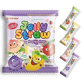 Jelly Straw Assorties Mini 200g