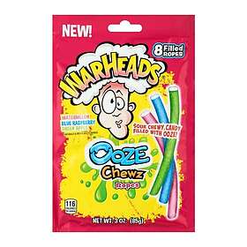 Warheads Ooze Chewz Ropes 85g