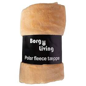 Borg Living Coral fleecefilt Sand 200x150cm