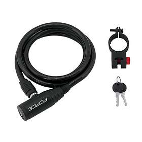Force Eco Cable Lock Svart 8 x 1200 mm