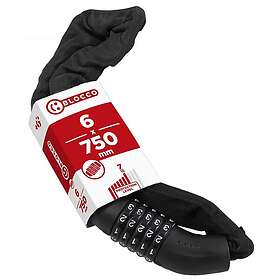 Chain Blocco Lock Röd 6 x 750 mm