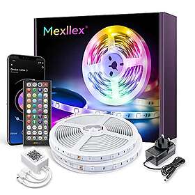 Mexllex LED Strip Lights with Remote 20m