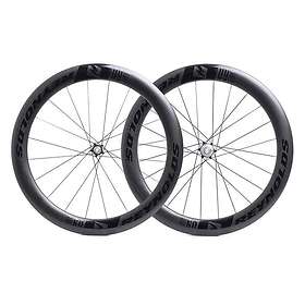 Silver Reynolds Blacklabel 60 Pro Disc Tubeless Road Wheel Set 12 x 100 12 x 142 mm Shimano/Sram HG