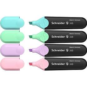 Schneider Överstrykningspennor 4-pack pastell