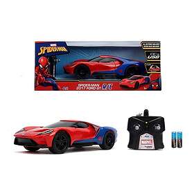 Marvel Spiderman 2017 Ford GT Radiostyrd Bil 1:16