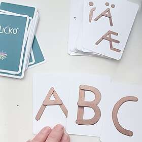 ABC kortlek lär dig bokstäver och alfabetet Clicko
