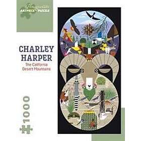 Jigsaw Charley Harper California-ørkenfjellene 1000 biter