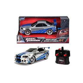 Skyline Fast&Furious Radiostyrd RC Nissan GTR 1:24