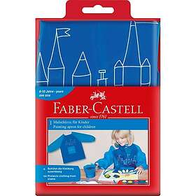 Faber-Castell Målarförkläde barn 100% polyester, Blå,