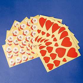 Playbox Tomtar & Hjärtan stickers 178st
