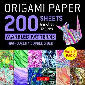 Origami Paper 200 sheets Marbled Patterns 6' (15 cm)