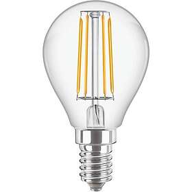 Philips CorePro LED Krone 4.3W 827 E14 P45 klar 470 lumen