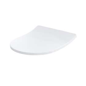 SLIM Toto RP/ES toiletsæde, vit