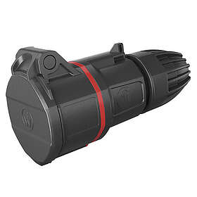 Walther Power Outlet 16A 5P 400V Rød, 6H med skruterminal, IP54