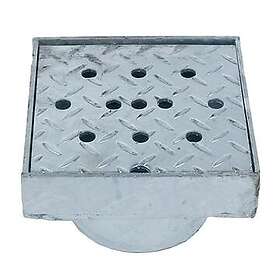 DuCo fast ram m/galler till 200 mm avloppsrör, 2.5 ton, galvaniserad