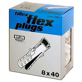 Flex 100 st Pluggar FP5 5x25 mm grå (100)