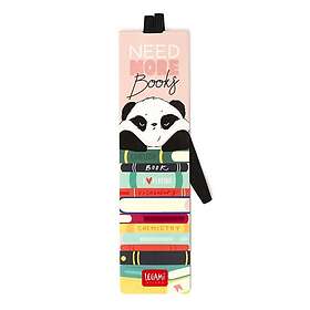 Panda Bokmärke Med Elastiskt Band books