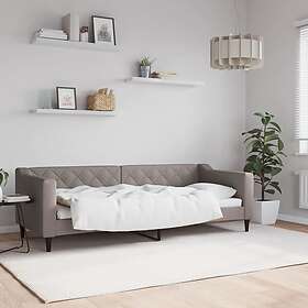 vidaXL Dagbädd taupe 80x200 cm tyg 354159