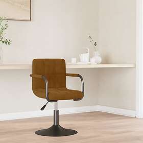 vidaXL Matstol brun sammet 3087939