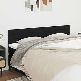 vidaXL Huvudgavlar 2 st svart 90x5x78/88 cm tyg 346174