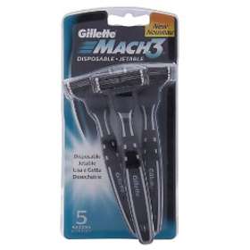 Gillette Mach3 Disposable 5-pack