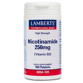 Lamberts Nicotinamide 250mg 100 Tablets