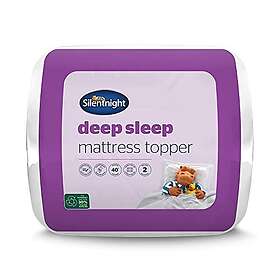 Silentnight Deep Sleep Double Mattress Topper Best Thick Soft Comfy Toppers For Bed Caravan Campervan Sofa Beds Machine Washable Hypoallerge