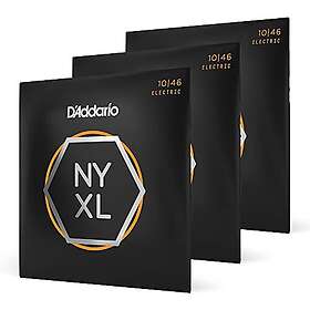 D'Addario NYXL Electric Guitar Strings 3-Pack