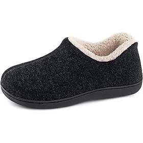 Ultraideas Cozy Memory Foam Closed Back Slippers (Femme)