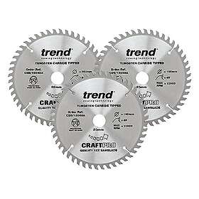 Trend CraftPro Triple Pack of TCT Circular Saw Blades