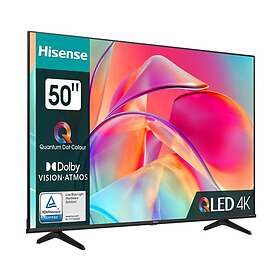 Hisense 50E77KQTUK 50" QLED Smart TV Quantum Dot Colour, 60Hz VRR, Dolby Vision,