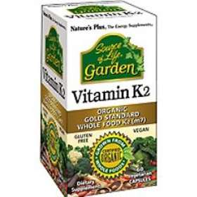 Nature's Plus Source of Life Garden Vitamin K2 120mcg 60 Capsules