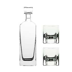 Orrefors Savor Karaff & 2-pack whiskyglas