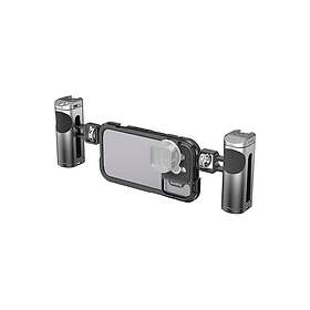 SmallRig 4076 Mobil Video Cage Kit (dubbel handhållen) för iPhone 14 Pro