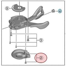 Shimano Slx Sl-m7000 Shift Right Svart