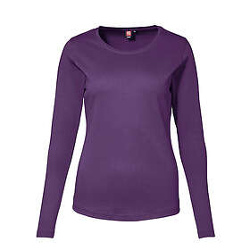 ID Långärmad Interlock T-shirt (Lila, 2XL)