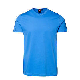 ID V-ringad T-shirt (Azure, M) M Azure
