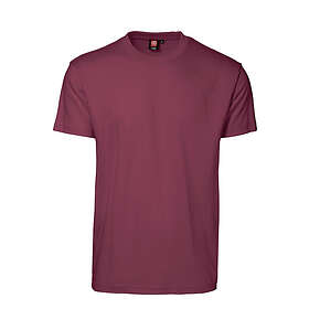 ID T-Time T-shirt, rund hals (Maroon, M) M Maroon
