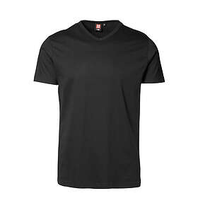 ID V-ringad T-shirt (Svart, L) L Svart