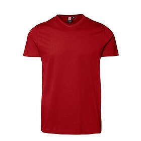 ID V-ringad T-shirt (Röd)