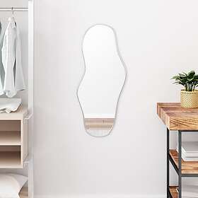 vidaXL Väggspegel silver 80x35 cm 348256