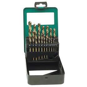 Brüder Mannesmann HSS-borrar set 19 delar kobolt 443690