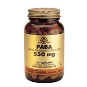Solgar PABA 550mg Vegetable 100 Capsules