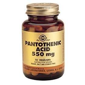 Solgar Pantothenic Acid 550mg Vegetable 50 Kapslar