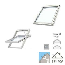 Velux Takfönster INTEGRA Pivåhängt Paket Solo 2 FK06 206830 S2 Vitmålad furu GGLFK06206830S2