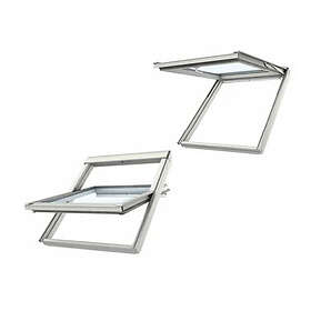 Velux Takfönster Topphängt med Pivåfunktion Paket Solo 7 SK10 0068 S7 Everfinish vit GPUSK100068S7
