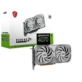 MSI GeForce RTX 4070 Ventus 2X White OC HDMI 3xDP 12GB