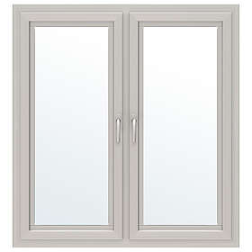 NorDan Sidohängt Fönster HelAlu 3-Glas 2-Luft Aluminium inåtg par Kipp-Dreh 20X20 AKD+AKD